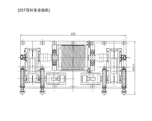 25T雙料車(chē)卷?yè)P(yáng)機(jī)